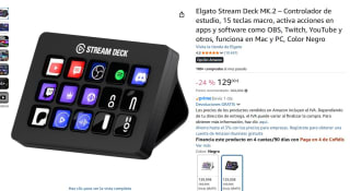 Controlador de estudio Elgato Stream Deck MK.2 por 129€