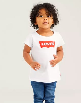 Levi's A-lijn Batwing baby T-shirt voor €9 bij Levi's