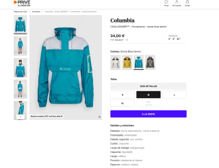 Chaqueta cortavientos Columbia Challenger por 34€
