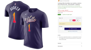 Camiseta para Hombre Nike City Edition de los Phoenix Suns con el Nombre de Devin Booker por 33.15€