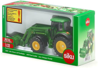 Siku John Deer tractor met ronde voorlader 1:32 voor €24,99 bij Smythstoys