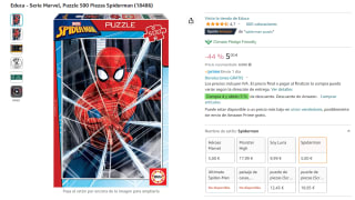 Puzles Marve de 500 piezas por sólo 5€ (2 modelos a elegir)