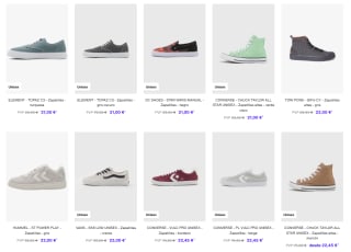 Zapatillas Converse desde solo 14€ y mas marcas en oferta