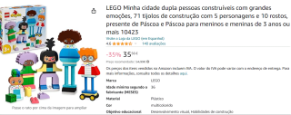 Lego Mensen en hun emoties (10423) voor €35,56 bij Amazon