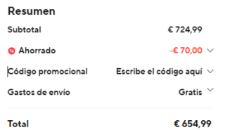 Sony PlayStation 5 Pro, 2 TB SSD, Digital, Blanco. por 654,99€