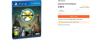 Jujego Playstation PS4 Drawfighters por 5,99€