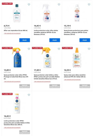 Segunda Unidad al 50% en Carrefour.