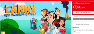 Leisure Suit Larry - Wet Dreams Dry Twice voor €1,99 in de Nintendo eShop