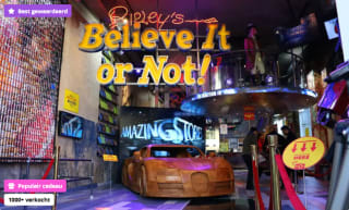 Entreeticket voor museum Ripley's Believe It Or Not vanaf €8,99 dmv code bij Groupon