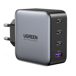 Ugreen Nexode 100W USB C Wall Charger - 4 Ports Fast Charge