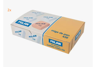 60 gomas de borrar Milán 430 por 7,13€ (0,11€/ud)