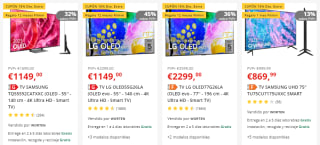 15% EXTRA descuento en televisores en Worten