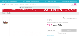 Zapatillas Hoka SPEEDGOAT 5 por 79€