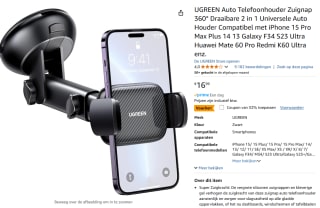 UGREEN 360° draaibare telefoonhouder voor €11,55 bij Amazon