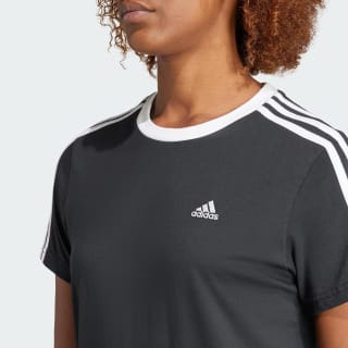 Adidas Essentials 3 Stripe T-Shirt voor €19,59 bij Amazon