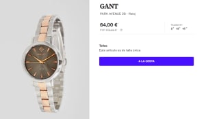 Reloj para Mujer GANT PARK AVENUE 28 por 64€