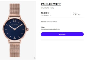 Reloj para Mujer PAUL HEWITT SAILOR LINE por 46€