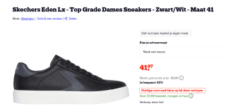 Skechers Eden LX Top Grade Trainers voor €41,97 bij Bol