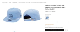 Gorra con cincha posterior marca DC Shoes por 16,99€