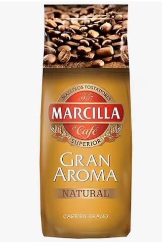 Café Marcilla Gran Aroma Natural en grano 1kg por 11,99€ (cuenta nueva por 5,99€)
