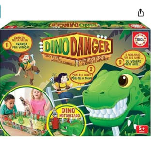 Juego de Mesa Infantil, Dino Danger marca Educa por 7,78€