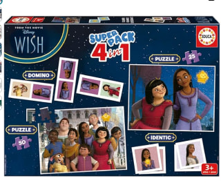 Superpack Puzzle 4 En 1 Wish Educa 19743 por 4,71€