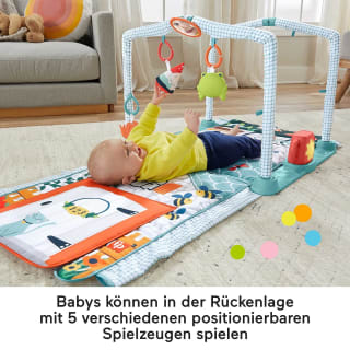 Fisher-Price HJK45 - 3-in-1 klein vakantiehuis Activiteitenspeelmat voor €29,95 bij ibood