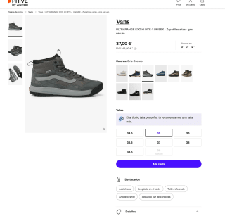 Zapatillas Vans ULTRARANGE EXO HI MTE-1 por solo 37€