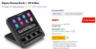 Elgato Stream Deck+ - Toetsenpaneel voor €189,99 bij Bol.