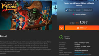 Monkey Island 2 Special Edition: LeChuck's Revenge voor €1,09 bij Instant-gaming