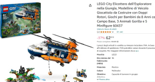 Lego City Jungleonderzoekers: helikopter bij de basis voor €62,93 bij Amazon