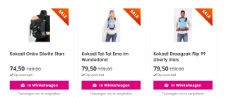 50% korting op draagzakken van Tula, Kokadi en meer bij Ikbenmama