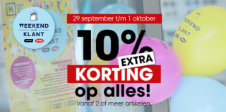 10% korting op alles bij Kwantum