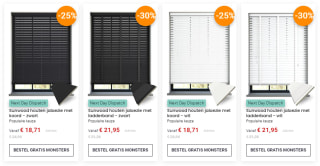 Minimaal 20% korting op alles bij 123jaloezie