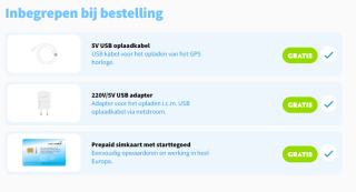 GPS horloge voor kinderen met simkaart/oplaadkabel en adapter voor €98,95 dmv code bij One2track