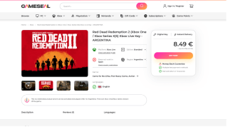 Red Dead Redemption 2 por solo 8,26€