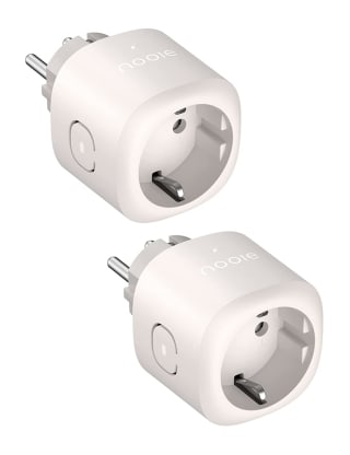 Pack 2 Enchufes inteligentes Nooie compatibles con ALEXA por 14,99€