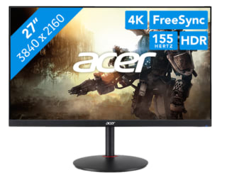 Acer Nitro XV272KLV 27" 155 Hz gaming monitor voor €429 bij Coolblue