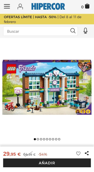 Juego de Construcción Instituto de Heartlake City LEGO Friends por 29,95€.