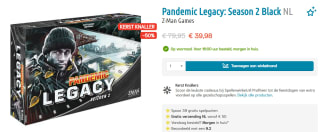 Pandemic Legacy: Seizoen 2 voor €39,98 bij Spellenwinkel