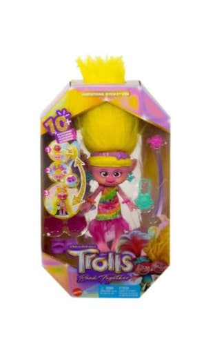 Muñeca Trolls Viva Con Accesorios Su Pelo Se Convierte En Capa 30 cm por 24.49€