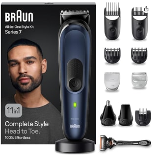 Braun Recortadora de Barba Series 7 Máquina Cortar Pelo, Máquina de afeitar, Cortapelos Hombre Kit 11 en 1 por 49.99€
