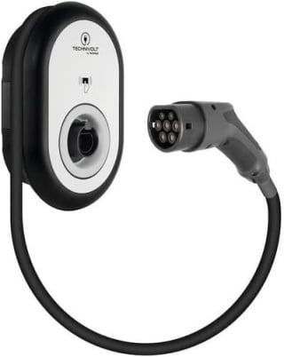 Technivolt 101 zwart Laadstation van 11 kW met vaste kabel, 5 meter voor €199 bij Ibood.