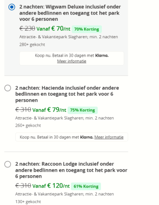 Tickets voor Slagharen 3 dagen / 2 nachten va €85 per accommodatie, incl park + toegang Aqua Mexicana via Groupon