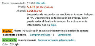 Corrector NYX Professional Makeup Bare With Me Serum Natural Cobertura Media Light 9,6ml por 4,63€