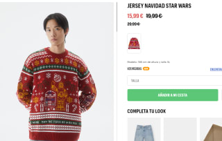 Jersey navideño Star Wars, Mickey y mas por 15,99€