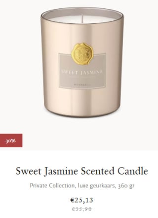 Tot 30% korting in de outlet van Rituals