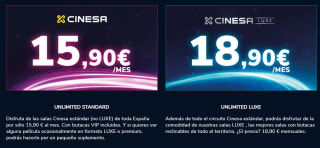 Unlimited Card Cinesa, todas las peliculas que quieras ver