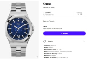 Reloj para Hombre Guess EMPEROR por 63.9€