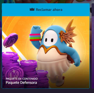 paquete Defensora exclusivo de Prime Gaming
